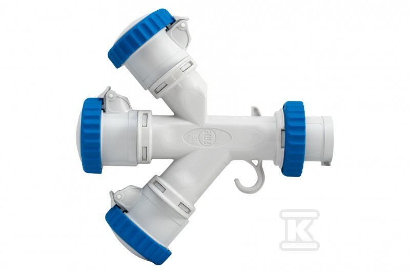 Adapter kempingowy wtyk 16A 3p, gniazdo - 73120
